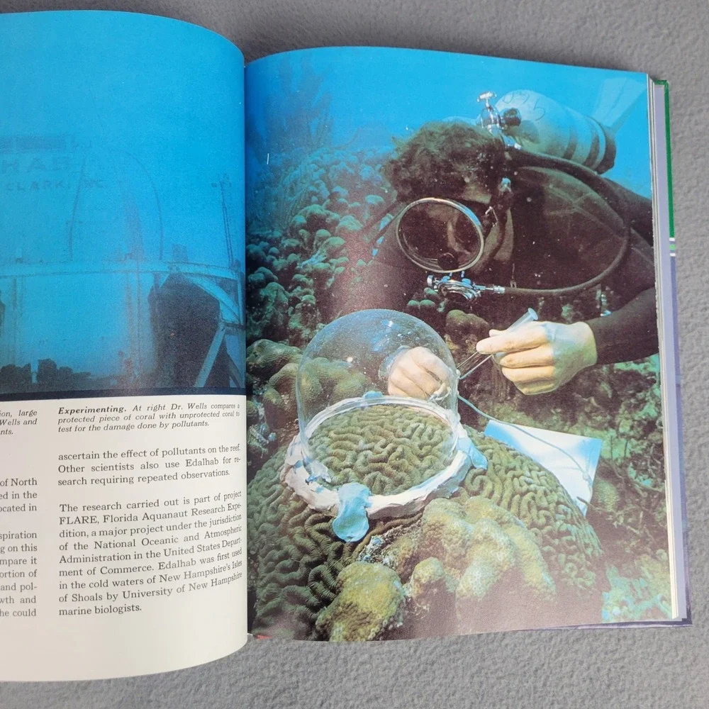 The Ocean World of Jacques Cousteau Window in the Sea Vol‎ 4 1975 Hardcover